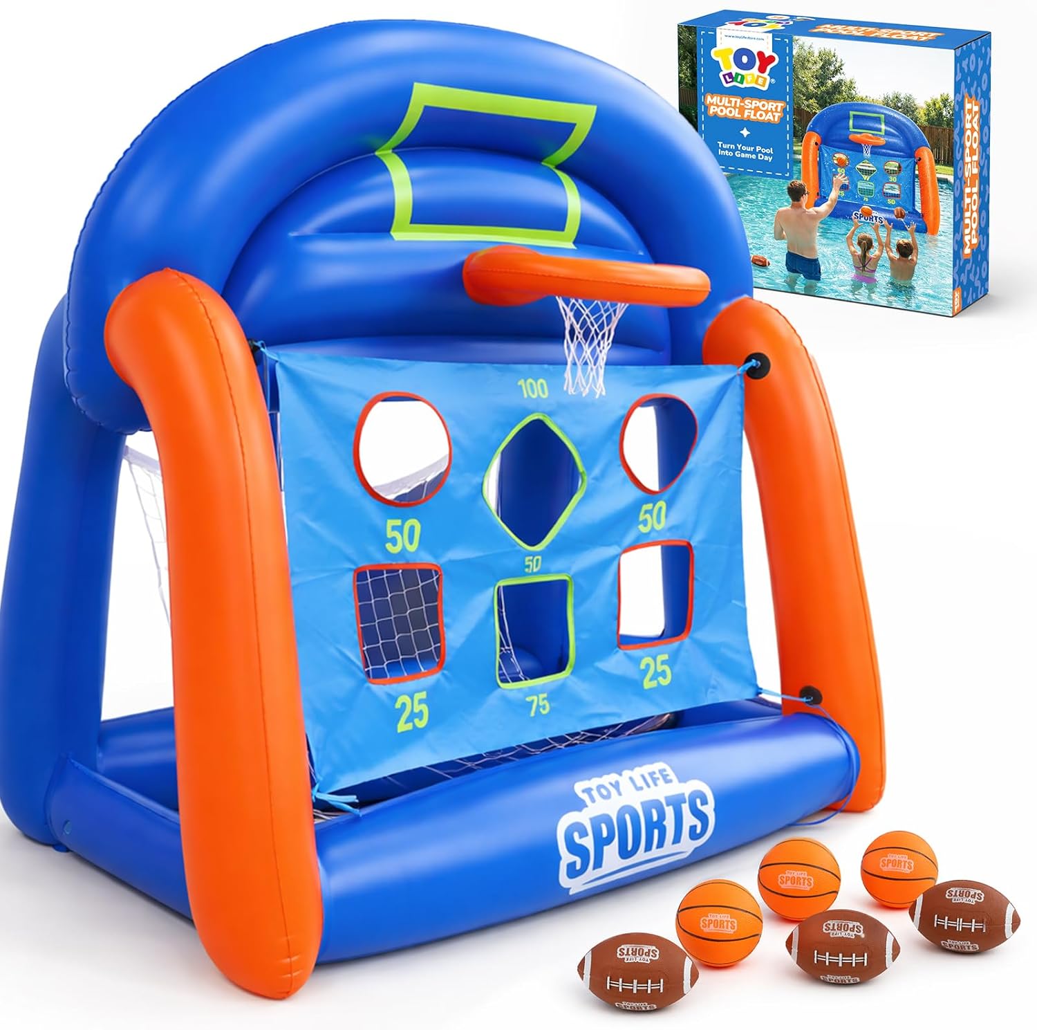 Kids Toys Play - ألعاب مائية قابلة للنفخ متعددة الرياضات