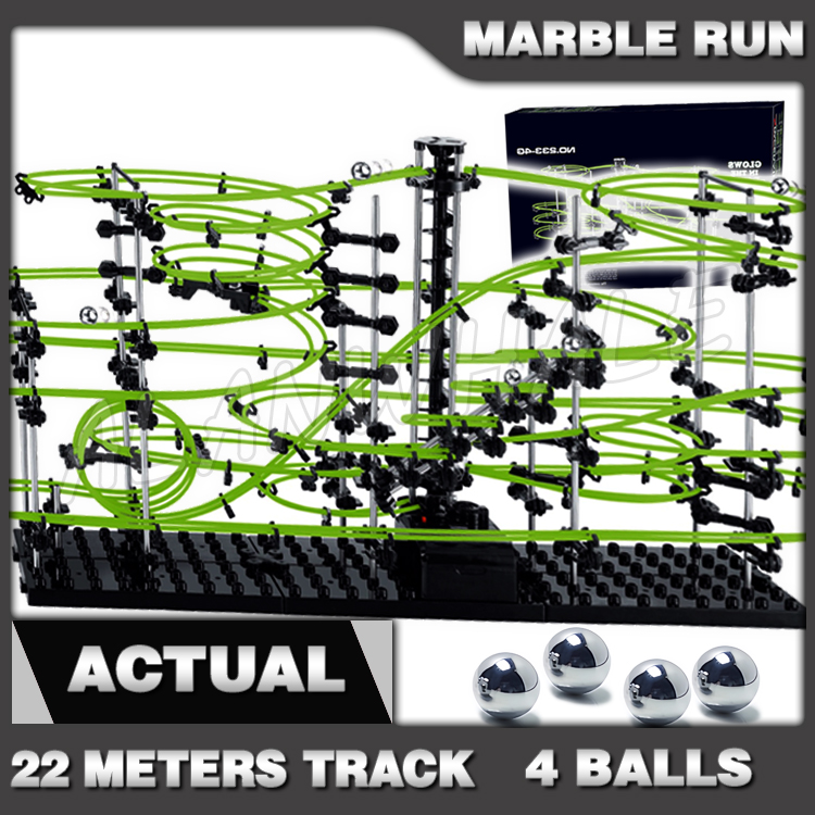 Marble Run Set - 2200 سنتيمتر السكك الحديدية المستوى 4