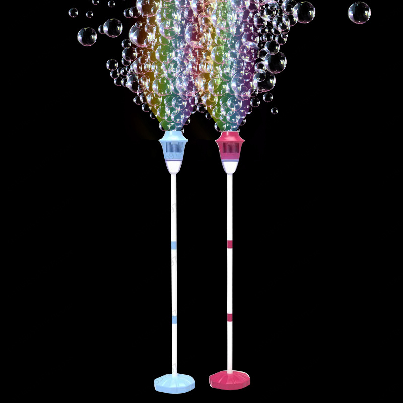 Bubble Machine Outdoor - آلة فقاعات شعبية مع إضاءة للشوارع،