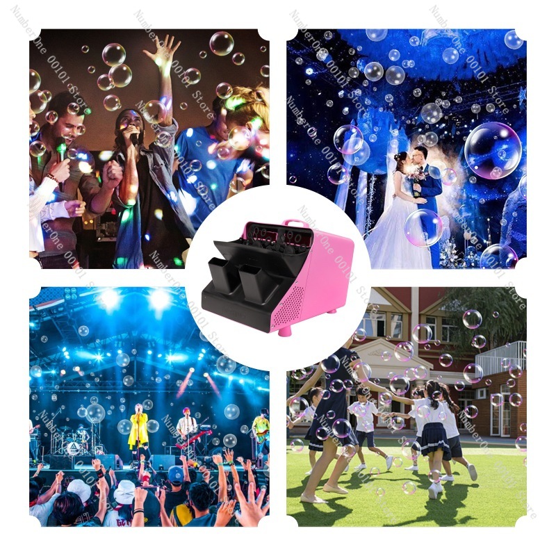 Bubble Machine Outdoor - آلة فقاعات للزفاف قابلة لإعادة الشحن