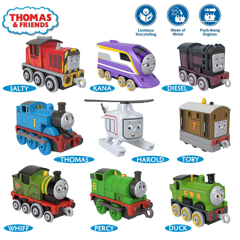 Kids Toys Play Thomas - قطار توماس والأصدقاء المصنوع من المعدن