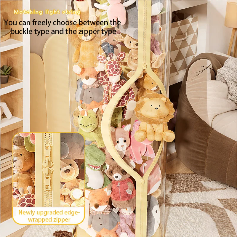صندوق تخزين الدمية الشفاف، ألع - مراجعة Kids Zipper Toys وسعره