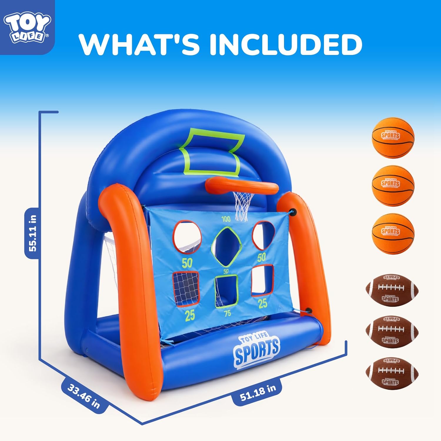 ألعاب مائية قابلة للنفخ متعددة - مراجعة Kids Toys Play وسعره