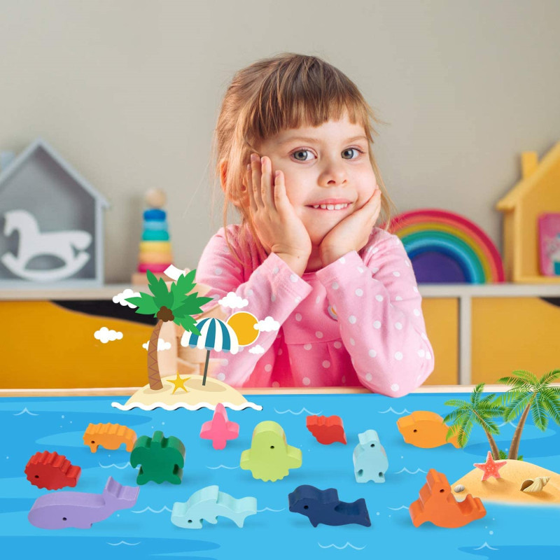 جديد الأطفال مونتيسوري خشبية ا - مراجعة Kids Toys Videos وسعره