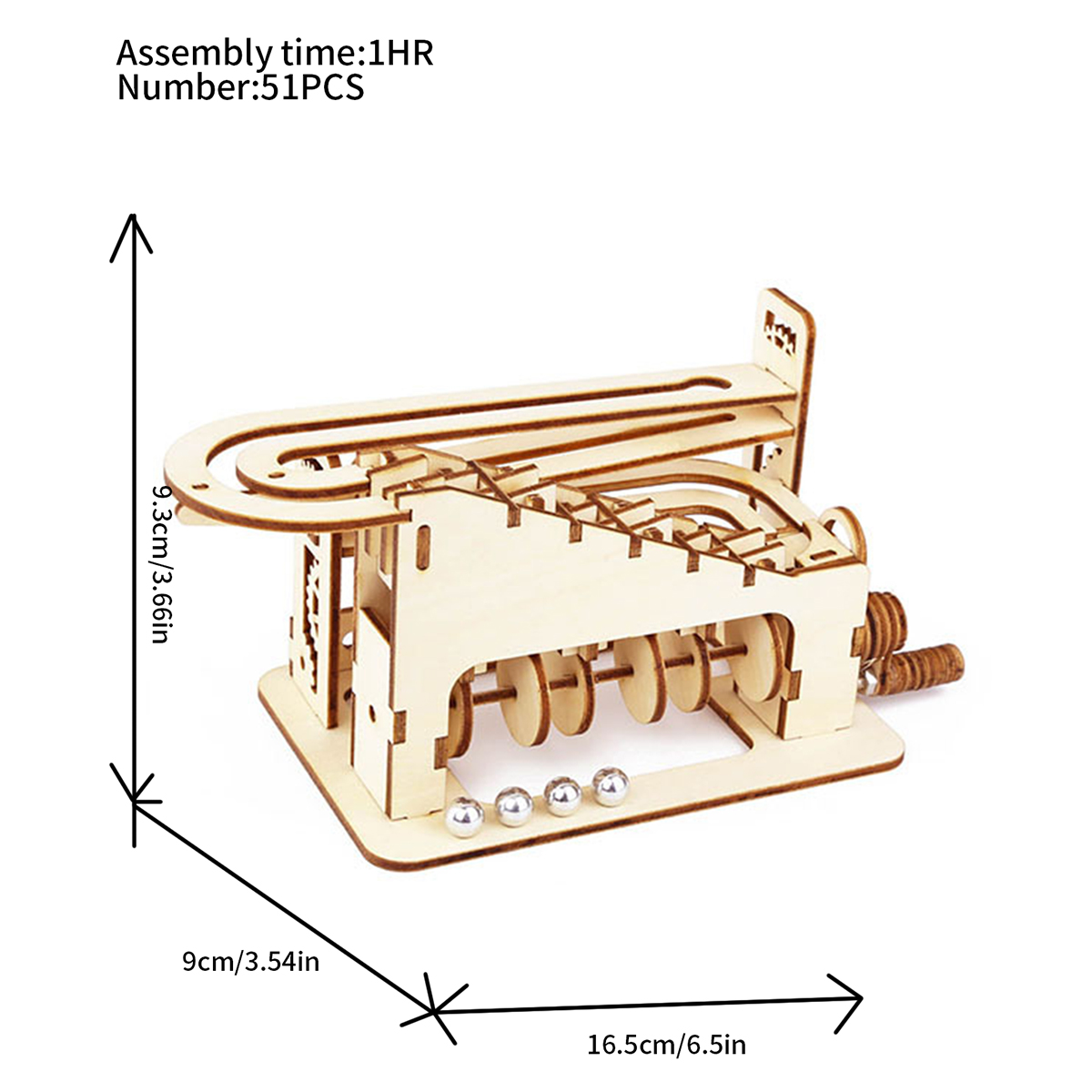 ألغاز خشبية ثلاثية الأبعاد من  - مراجعة Marble Run Set وسعره