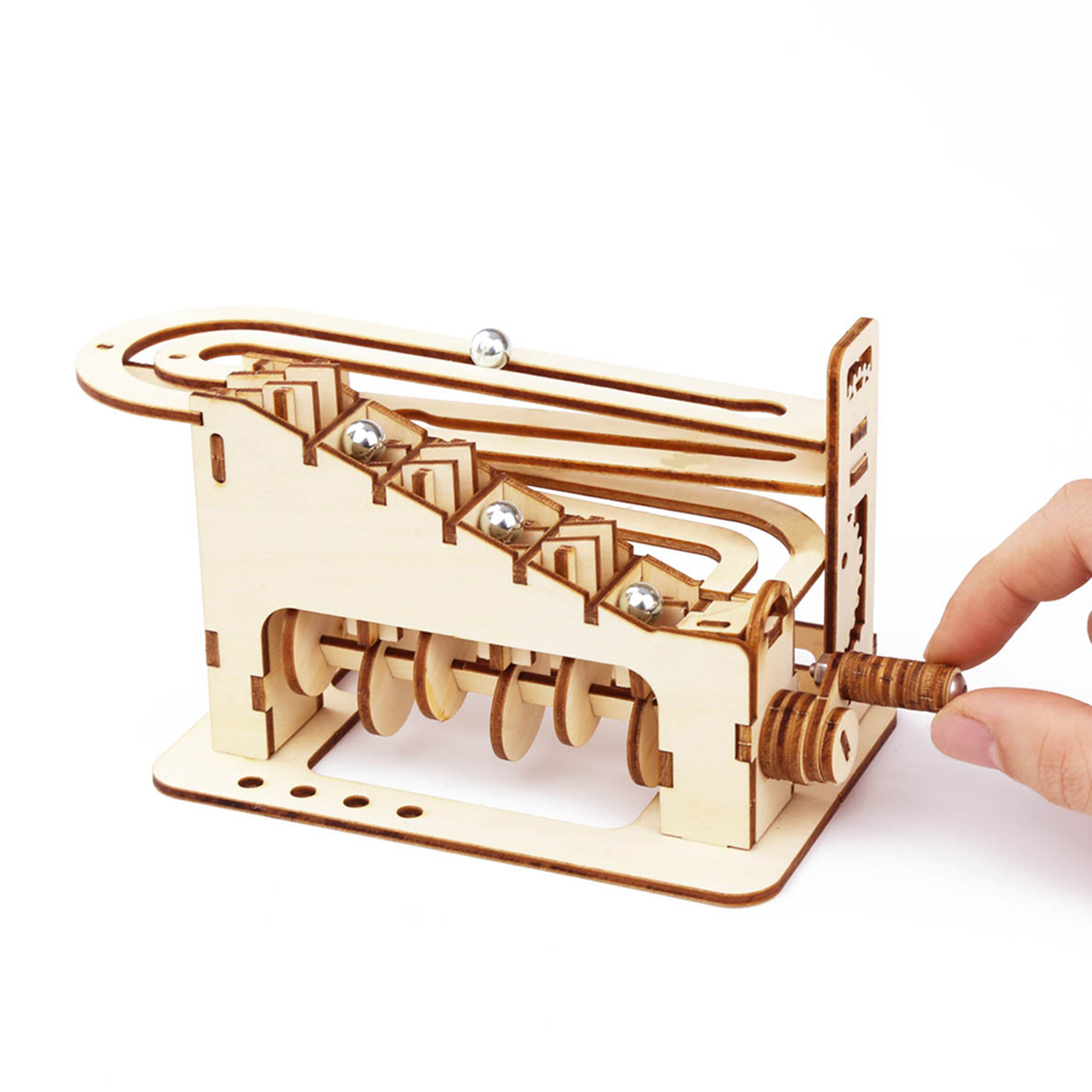 ألغاز خشبية ثلاثية الأبعاد من  - مراجعة Marble Run Set وسعره