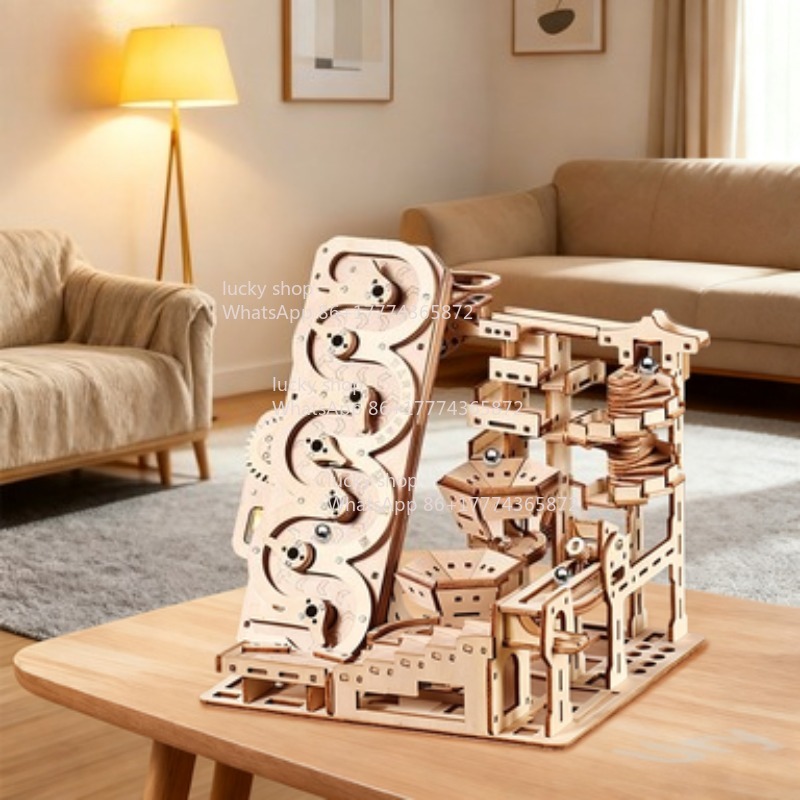 Ury مجموعة مسار رخام كهربائي خ - مراجعة Marble Run Set وسعره