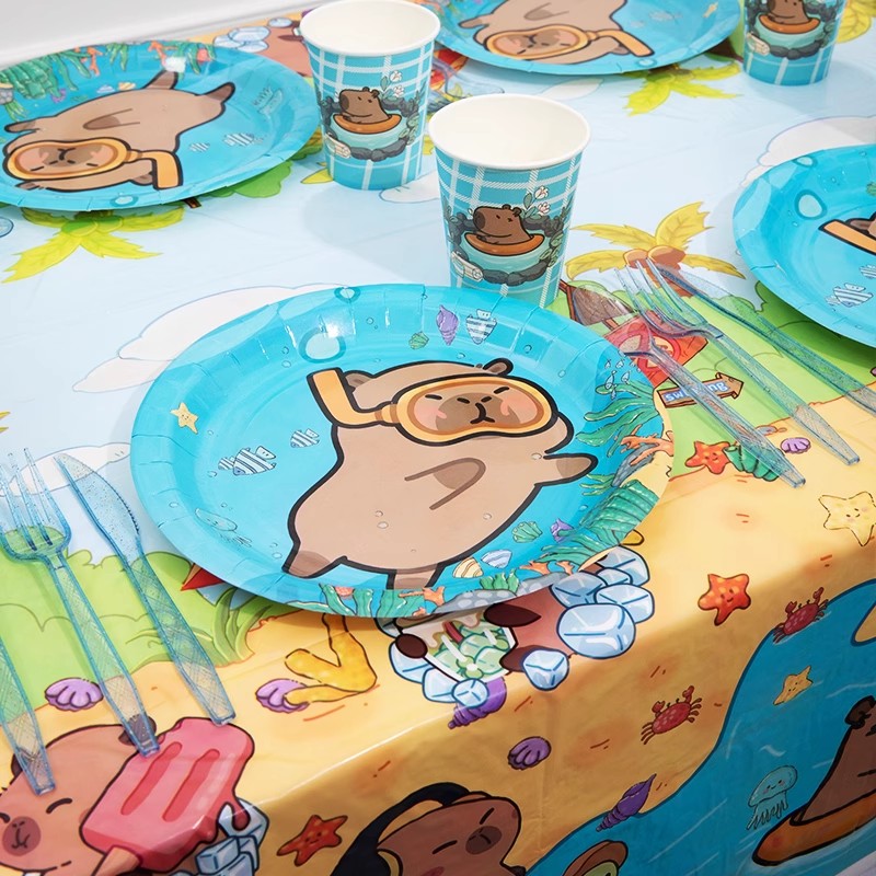 كارتون كابيبارا لوازم الحفلات  - مراجعة Banner Kids Toys وسعره