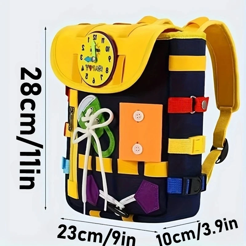 حقيبة ظهر من اللباد من مونتيسو - مراجعة Kids Zipper Toys وسعره