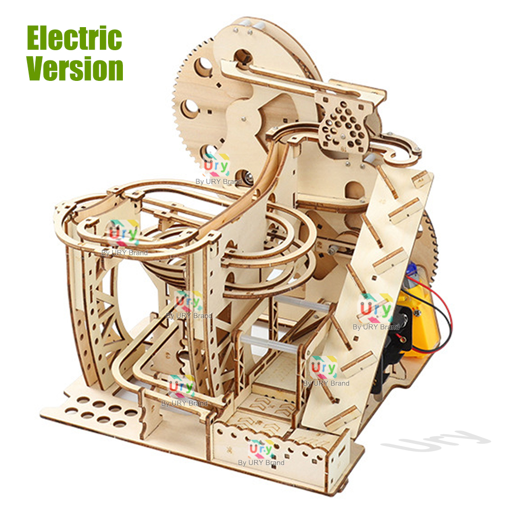 Ury مجموعة مسار رمي الكرات الخ - مراجعة Marble Run Set وسعره