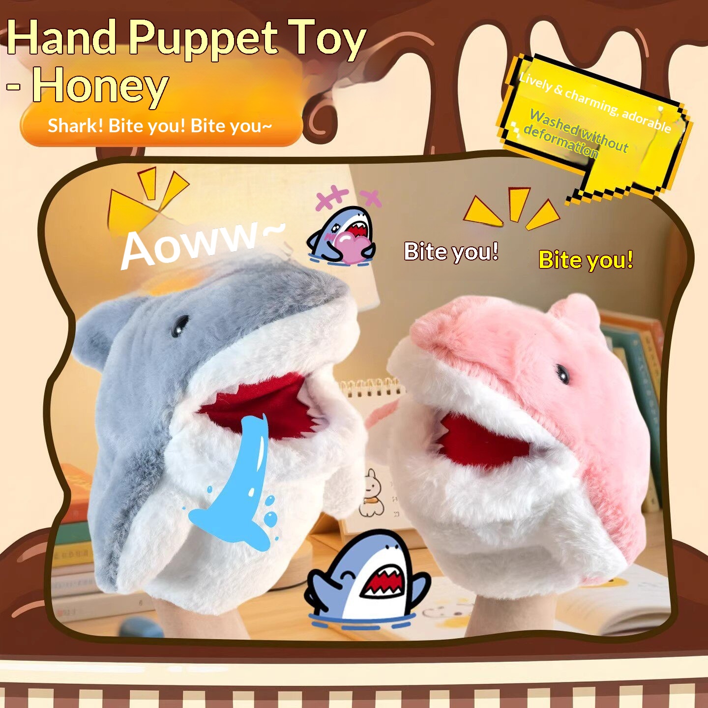 دمية القرش المحشوة على شكل قفا - مراجعة Kids Toys Play وسعره