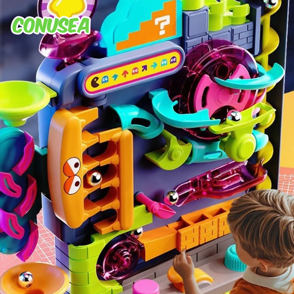 لعبة بناء مسار كرات الرخام الت - مراجعة Marble Run Set وسعره
