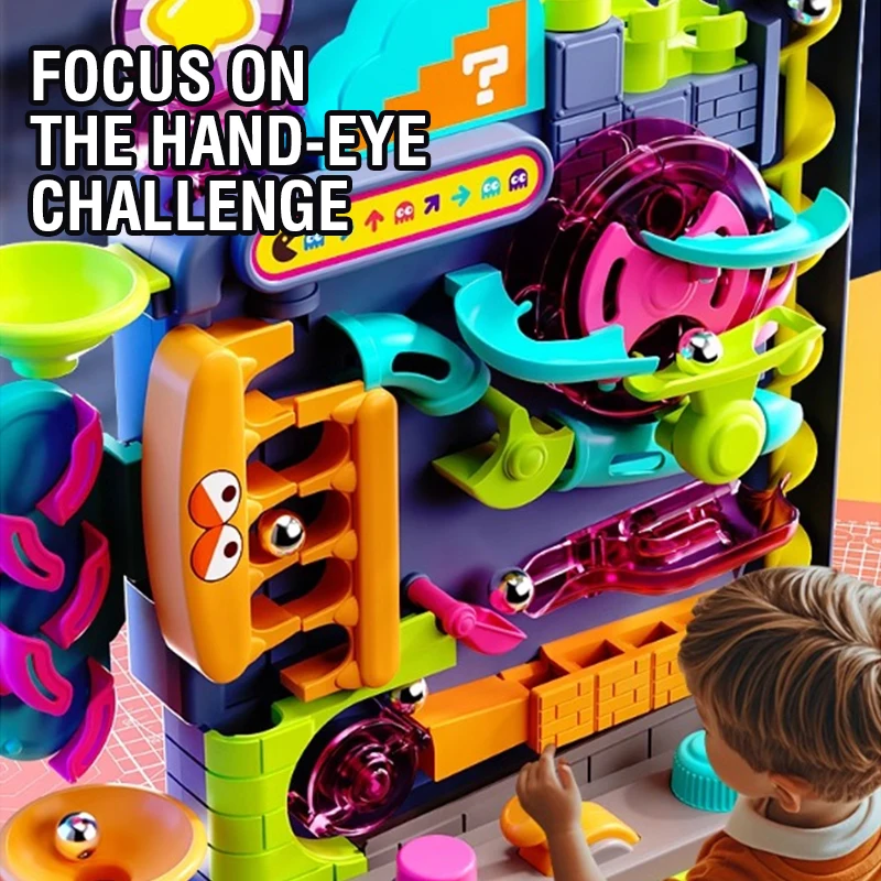 لعبة بناء مسار كرات الرخام الت - مراجعة Marble Run Set وسعره