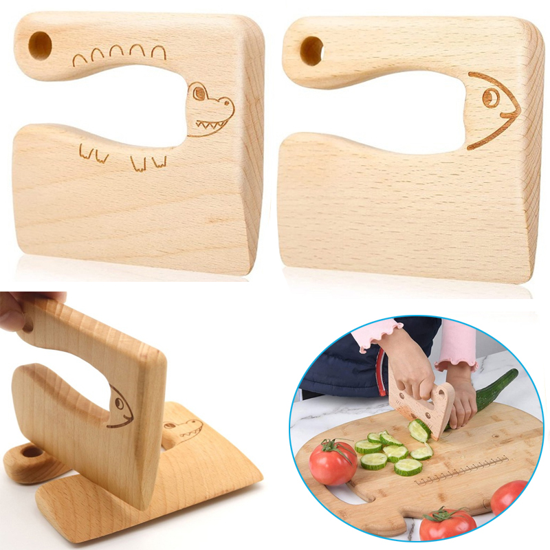 سكين خشبي للأطفال ألعاب الطبخ  - مراجعة Kids Toys Kitchen وسعره