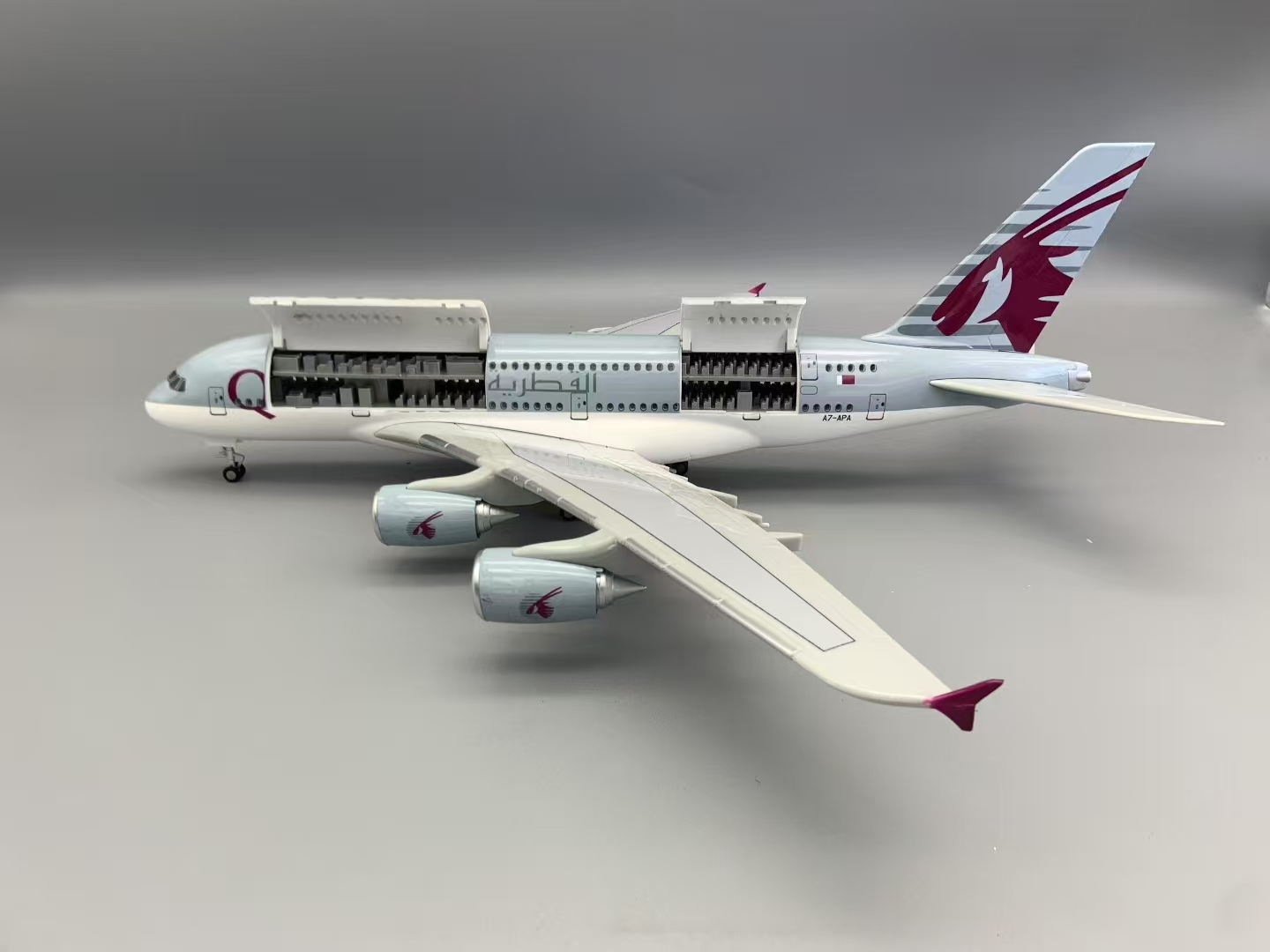 جديد A380 الخطوط الجوية القطري - مراجعة Kids Toys Qatar وسعره