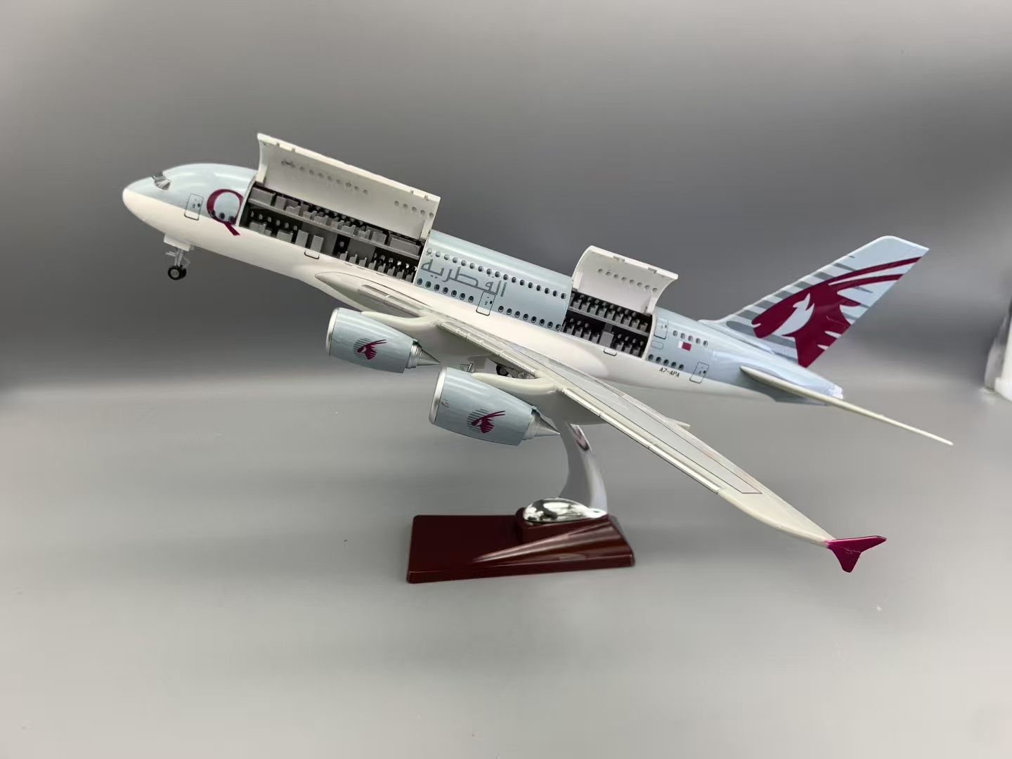 جديد A380 الخطوط الجوية القطري - مراجعة Kids Toys Qatar وسعره