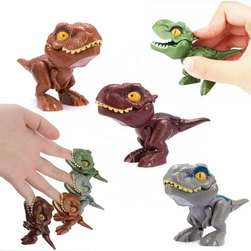 20-1 قطعة ديناصور الاصبع صعبة  - مراجعة Kids Toys Videos وسعره