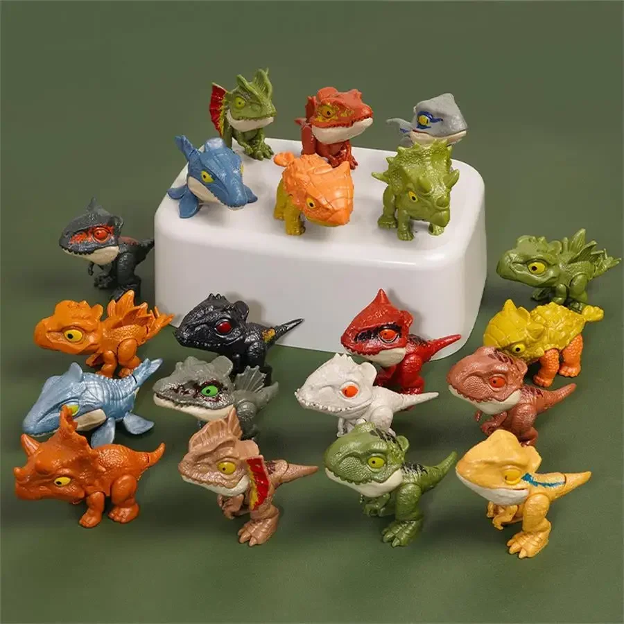 20-1 قطعة ديناصور الاصبع صعبة  - مراجعة Kids Toys Videos وسعره