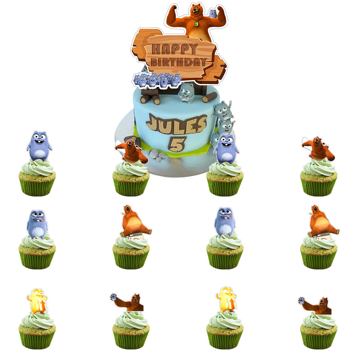 زينة حفلة عيد ميلاد بثيم غريزي - مراجعة Banner Kids Toys وسعره